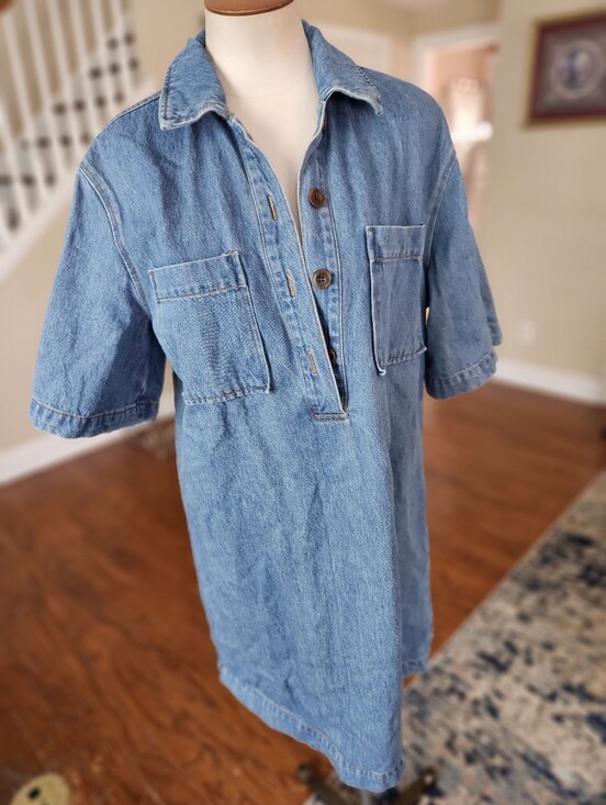 Future Collective Dresses & Skirts - Future Collective Denim Dress Medium